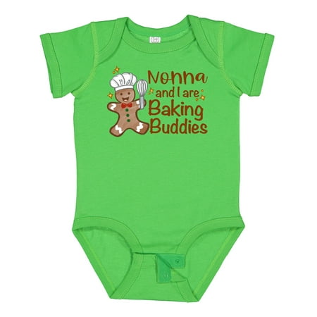 

Inktastic Nonna and I Are Baking Buddies Boys or Girls Baby Bodysuit