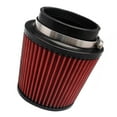 thumbnail image 2 of Round Tapered Cold Air Filter Intake Induction Cone Shape Washable for Car Truck SUV Accessories Red - 100mm, 2 of 9