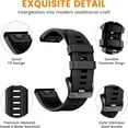 thumbnail image 4 of AIYOCK 22mm Comfortable Silicone Replacement Watch Band Compatible with Garmin Fenix 7/6/6 Pro/5/5 Plus, Forerunner 935/945/955/965/745, 4 of 7