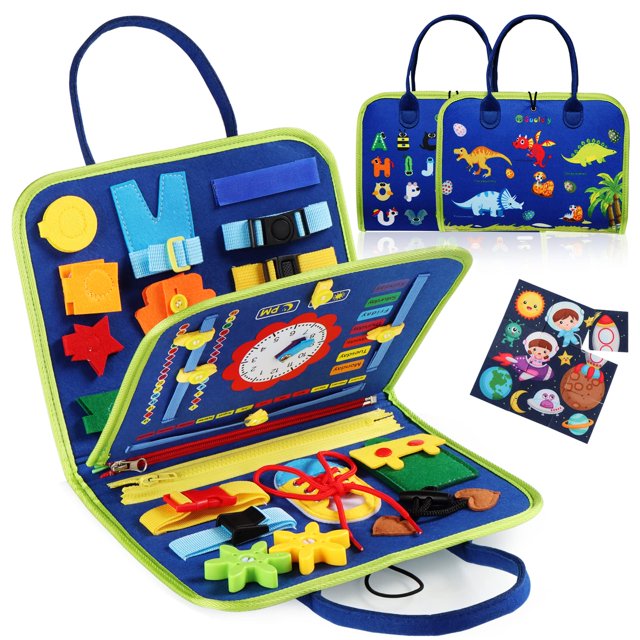 Juguete Montessori Guolely de Busy Board de 1 a 4 años con 25 actividades