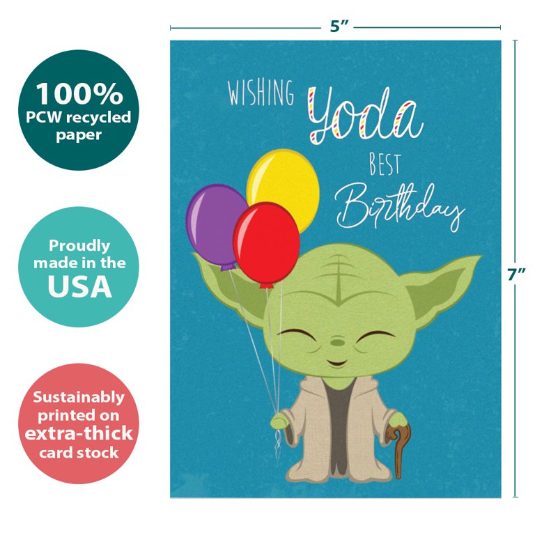tree-free-greetings-birthday-greeting-card-5x7-yoda-best-go61444-walmart-com for Printable Star Wars Birthday Cards Free Tree-Free Greetings Birthday Greeting Card, 5x7, Yoda Best (GO61444) - Walmart.com for Printable Star Wars Birthday Cards Free