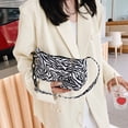 thumbnail image 3 of Bolso de hombro retro con estampado de animales para mujer (cebra) Likrtyny Para estrenar, 3 of 9