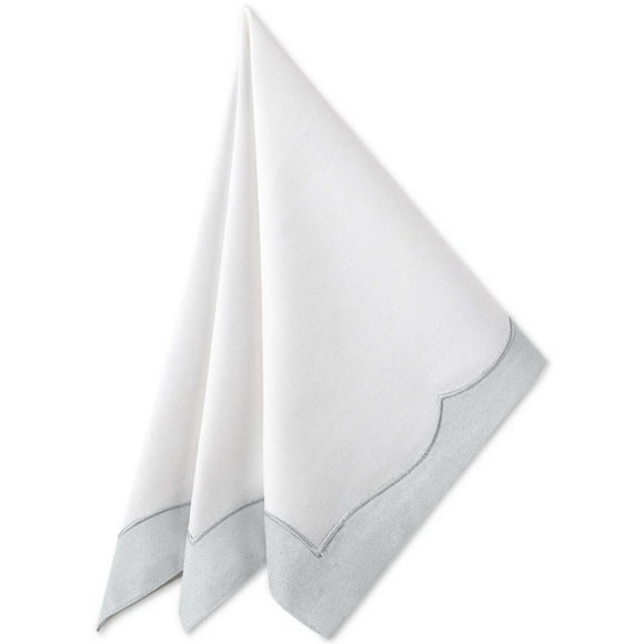 Waterford Cassia Napkin, White/Blue