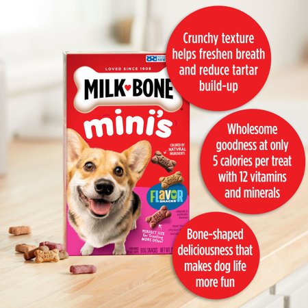 Milk-Bone Flavor Snacks Mini Dog Biscuits, Flavored Crunchy Dog Treats, 36 oz. - Image 7
