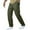 Army Green, variant on asjyhkr Mens Cargo Pants Drawstring Elastic Waist Quick Drying Hiking Camping Beach Trousers with Multi Pockets