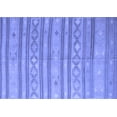thumbnail image 1 of Ahgly Company Machine Washable Indoor Rectangle Abstract Blue Contemporary Area Rugs, 2' x 4', 1 of 4