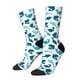 thumbnail image 1 of Balery Cute Shark Calcetas Largas con Estampado para Hombre y Mujer – Suaves y Transpirables, Talla Única (US 5-11), 1 of 6