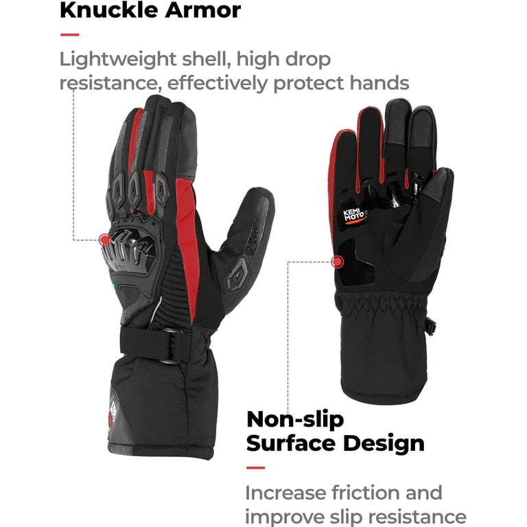 Heated Gloves Touchscreen – Kemimoto