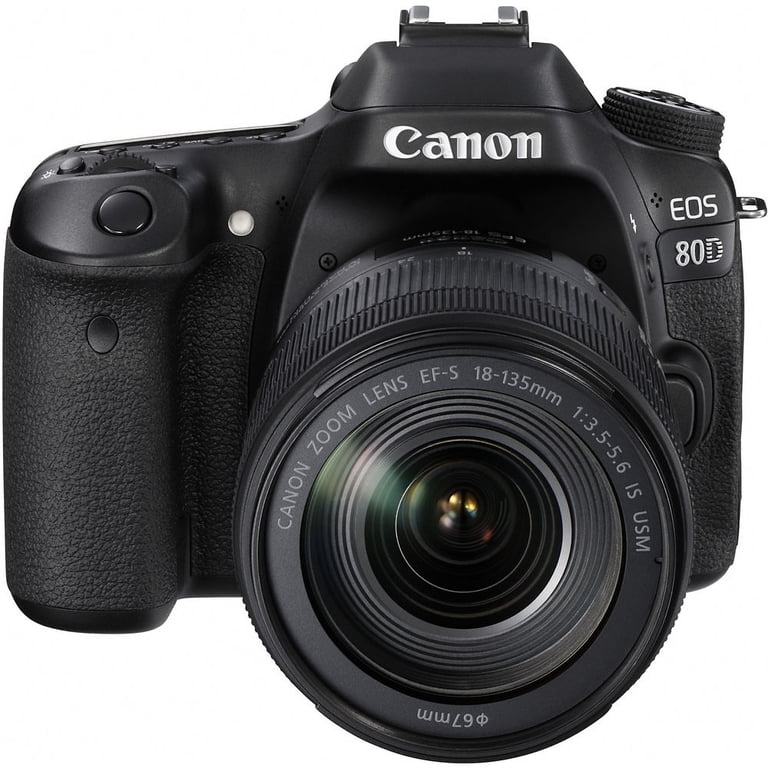 Canon EOS 80D Camera W/ 18-135mm Lens and EF-S 55-250mm Lens - Pro