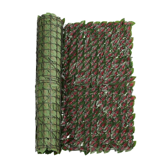 LOVIVER Outdoor Fence Privacy Screen Balcony Privacy Screen Greenery Wall Decration Faux Perilla