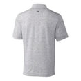 thumbnail image 3 of Men's-Cutter & Buck  Gray Philadelphia Union Advantage Tri-Blend Space Dye Polo, 3 of 3