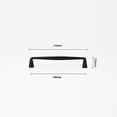 thumbnail image 4 of Goo-Ki 12 Pack 6.3" Hole Center Matte Black Kitchen Cabinet Handles, Closet Classic Ancient Zinc Alloy Drawer Cabinet Pulls Dresser Hardware for Bedroom, 4 of 7