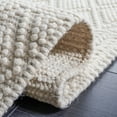 thumbnail image 6 of SAFAVIEH Natura Haywood Striped Wool Area Rug, Ivory, 6' x 9', 6 of 9