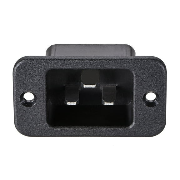 Panel Mount Plug Adapter AC 250V 16A C20 3 Pins IEC Inlet Module Plug Power Socket Male Staight