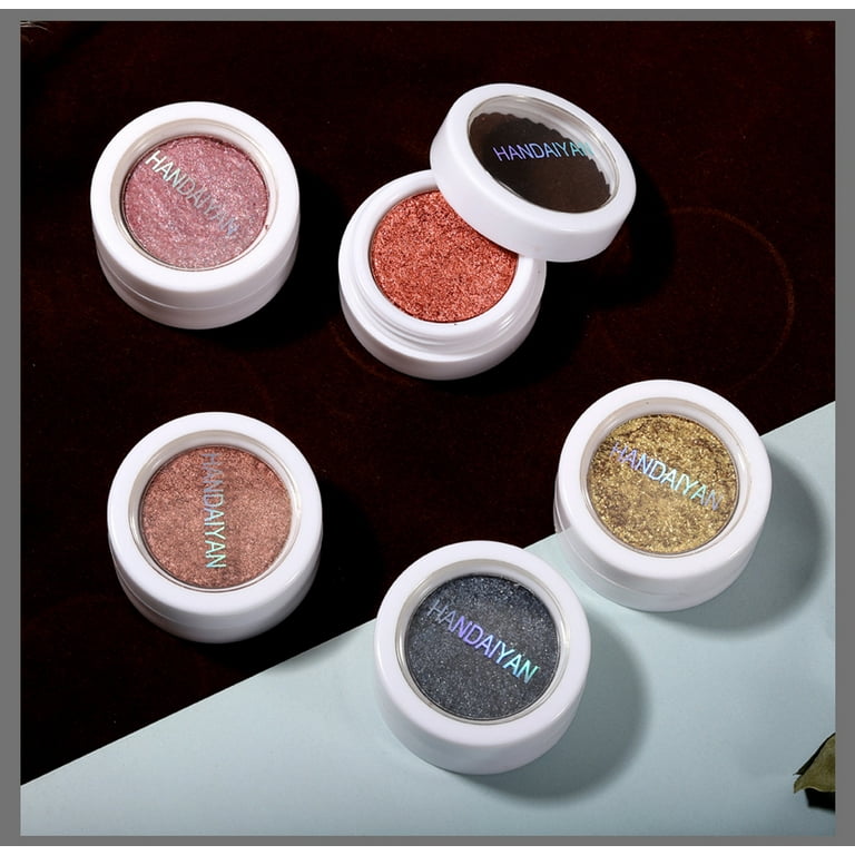 BEUKING 12 Colors Glitter Eyeshadow, Pearlescent Eye Makeup