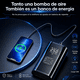 thumbnail image 5 of Compresor De Aire Eléctrico Portátil Inflador De Llantas Inalámbrico De Alta Potencia 150 Psi Y 120w, Batería Recargable Portátil 12000mah Power Bank, 5 of 10