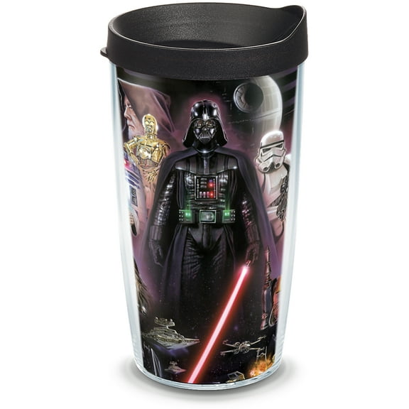 Tervis Star Wars Collage Made in USA Double Walled Insulated Tumbler Travel Cup Keeps Drinks Cold & Hot, 16oz, Classic
