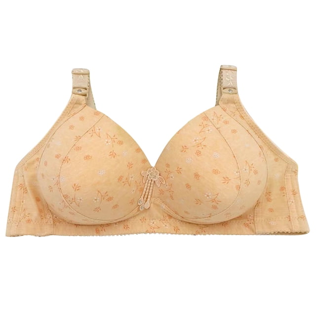 Timegard Bras for Womens Plus Size Wireless Adjustable Strap Comfy Underwear Everyday Bras with Support
