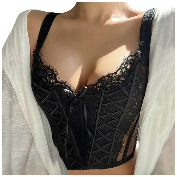 FhsagQ Bra Womens Bras Crotchless Tights Women Body Shaping and Back Beauty Underwear Bra Plus up Casual Vest Bra Bras for Women Bunny Womens Bras Plus Size Push Up Black XL