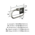 thumbnail image 6 of Amerock Appoint Brushed Nickel Single Post Toilet Paper Holder, 6 of 8