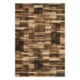 thumbnail image 3 of GlowSol Washable 9'x12' Geometric Rugs for Living Room Bedroom Modern Soft Non Slip Low Pile Farmhouse Area Rugs, Brown, 3 of 8