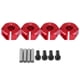 thumbnail image 1 of Adaptador de cubo hexagonal de rueda universal de 0.472 in para coche RC HSP Sakura escala 1/10 (0.276 in, rojo), 1 of 9