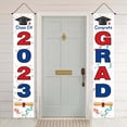 thumbnail image 5 of Beppter Flags_ Banners & Accessories 2023 Season Of Graduation Couplet Graduation Party Portico Decoration Portico GRAD Photo Banner Background, 5 of 8
