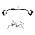thumbnail image 5 of qibylift Wide Grip Lat Pull Down Bar Cable Attachment LAT Pull Down Bar Press Down Machine Attachments V-Shaped Bars with Rubber Handgrips & Revolving Hanger, 5 of 7