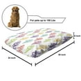 thumbnail image 2 of Ice Cream Pet Bed, Colorful Sketchy Drawn Summer Dessert on Cone Delicious Vanilla Print, Chew Resistant Pad for Dogs and Cats Cushion with Removable Cover, 24" x 39", Multicolor, by Ambesonne, 2 of 4