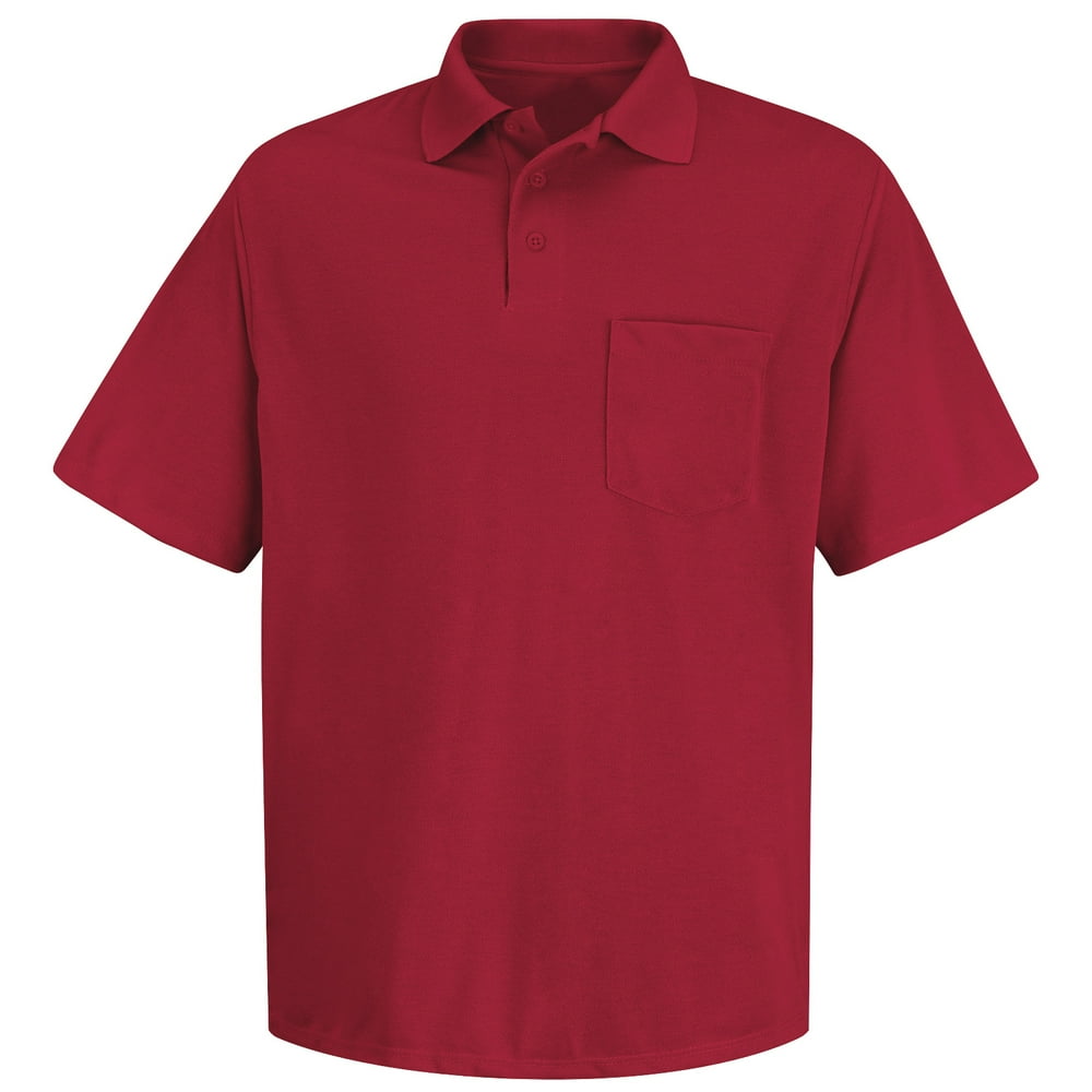 Red Kap Red Kap® Men's Short Sleeve Spun Polyester Pocket Polo