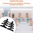 thumbnail image 4 of Minnieouse 12 piezas de pinzas para el cabello, accesorios de salón de moda, herramienta de estilismo para manualidades DIY, pinza de peluquería para Accesorio para el cabello Negro Minnieouse AP010562-01, 4 of 6