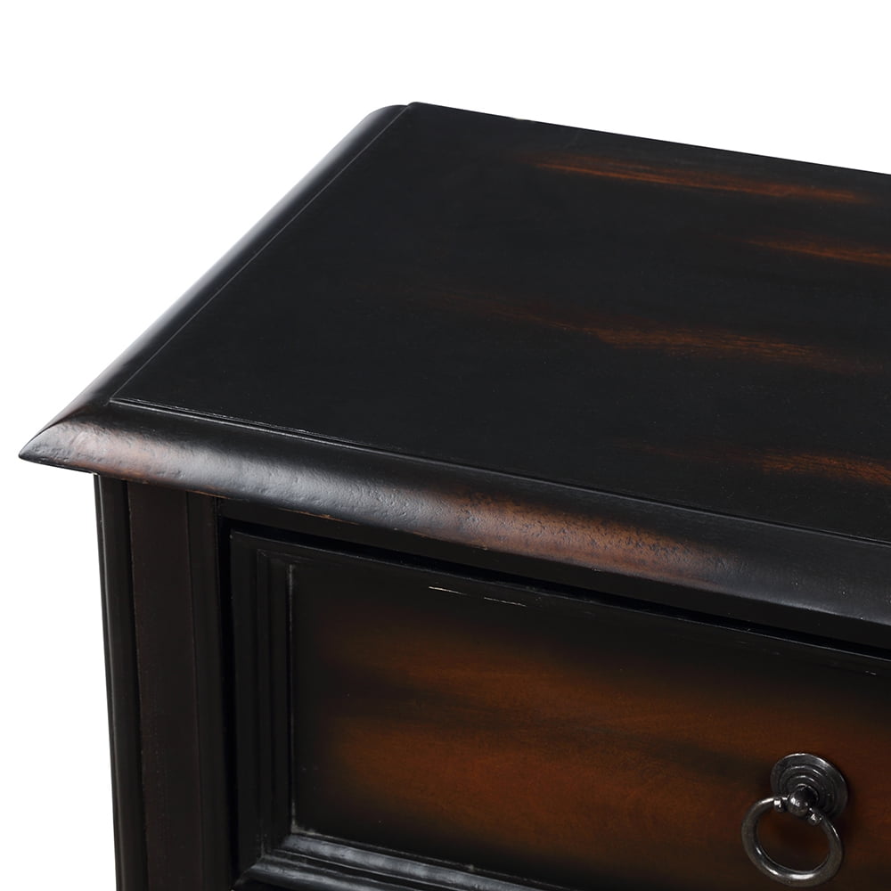 Lowestbest Exquisite Design Console Table, Luxurious Sofa Side Table with Drawers and Projecting Drawers, Espresso Lowestbest Exquisite Design Console Table, Luxurious Sofa Side Table with Drawers and Projecting Drawers, Espresso