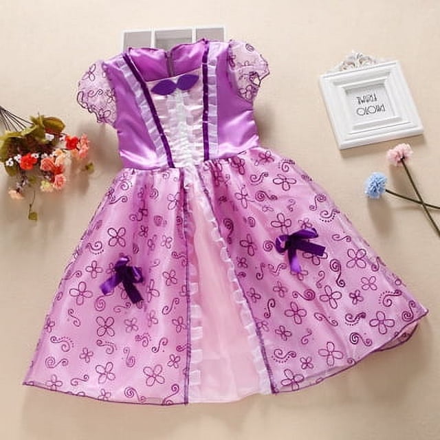 Vestido de falda de verano para niñas, vestido de princesa, ropa de actuación