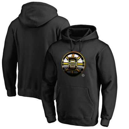Boston Bruins Fanatics Branded Midnight Mascot Pullover Hoodie - Black