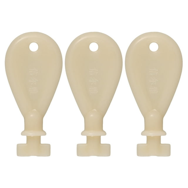 BRIGHTFUFU Llave para dispensador de papel higiénico de 3 piezas, llave de repuesto para dispensador de toallas de papel, llave de plástico para dispensador de papel en rollo.