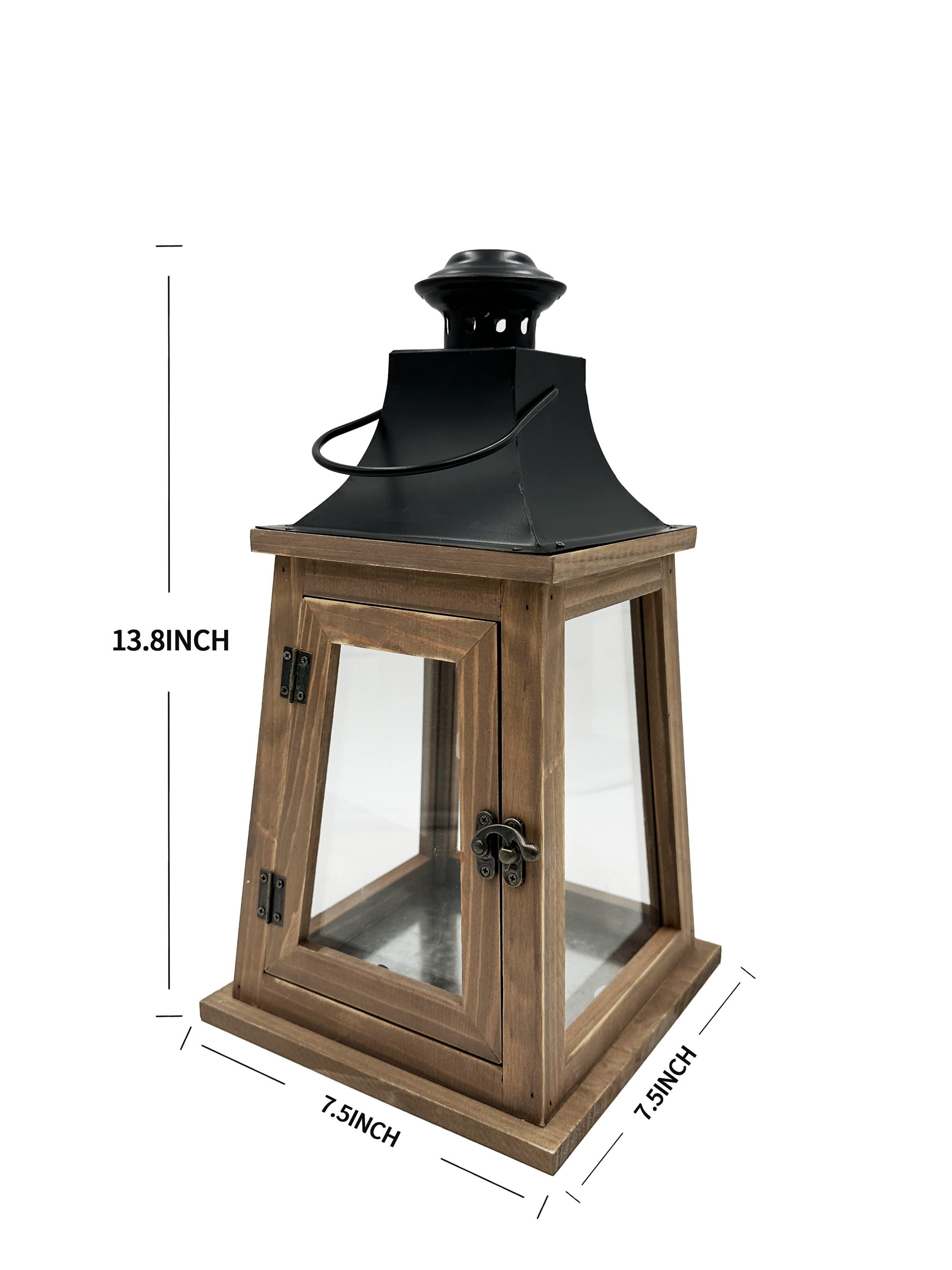 憧れの Gardens & Homes Better Rustic Candleholder Metal Wood フロアスタンド