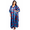 Caf-46C3, variant on 's Women's Caftan / Kaftan / Muumuu / Mumu, Water Lilies Print, Style Caf-46C3