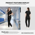 thumbnail image 5 of VIAOLI Scrubs Set for Women Nurse Uniform Jogger Set Stretch Top & Pants with Multi Pocket for Nurse Workwear, 5 of 7
