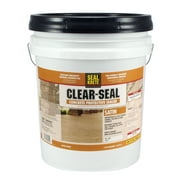 Satin Clear, Seal-Krete Clear-Seal Concrete Protective Sealer, 5 Gal