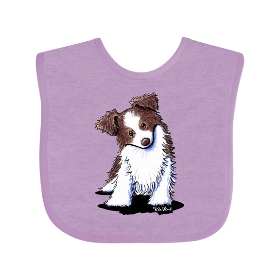 Inktastic Australian Shepherd Boys or Girls Baby Bib