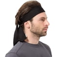 thumbnail image 3 of Cinta para la cabeza deportiva para hombres y mujeres: ideal para correr, entrenar, jugar tenis y hacer atletismo., 3 of 5