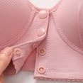 thumbnail image 4 of 2 Pack Womens Bras Casual Adjustable Breathable Top Without Steel Ring Gathering Underwear, 4 of 4