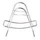 thumbnail image 3 of Soporte práctico para tablas de cortar de acero inoxidable, diseño compacto y elegante, ideal para mantener la cocina organizada. Compatible con tablas de madera pesadas, color plateado, dimensiones, 3 of 7
