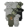 Gerber Baby Boys' Short Sleeve OnesiesÂ® Bodysuits, 8-Pack