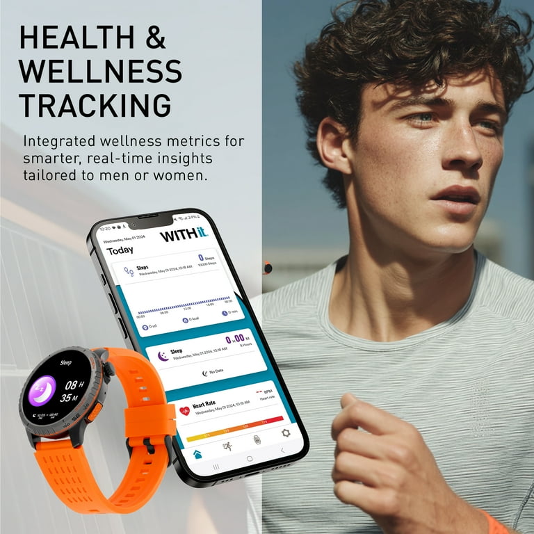 WITHit Zetta Series Smartwatch, 1.43