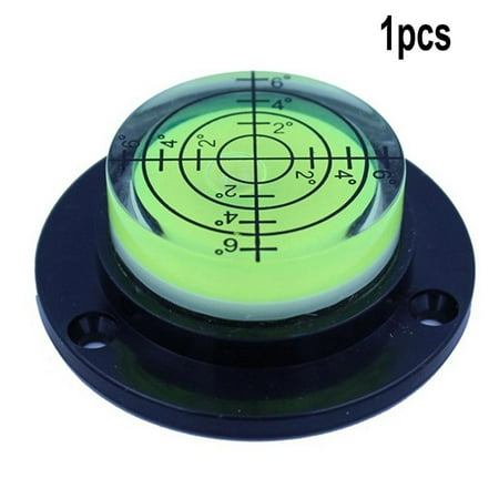 

RANMEI 50 x 12mm Spirit Level Bubble Black Angle Clear Mini Round Leveller Bullseye