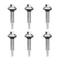 thumbnail image 2 of Reemplazo de Pernos de culata Jadeshay 10 piezas Tornillo de culata Hierro + caucho Plata + negro, 2 of 8