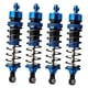 thumbnail image 1 of 4 piezas de amortiguadores para coche RC, accesorios para vehículos RC, ligeros, de repuesto para bricolaje, fáciles de instalar, aleación de aluminio Azul, 1 of 10
