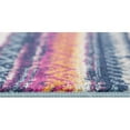 thumbnail image 3 of 5â€™ x 8â€™ Multicolor Irregular Striped Area Rug, 3 of 7