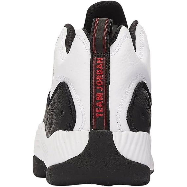 Jordan Mens Jumpman Team II Shoes,White/University Red/Black  display picture 1